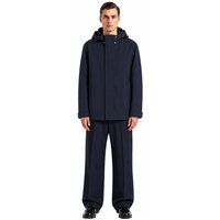 Woolrich Tech Softshell with Duck Down Insulation Parka — Blue