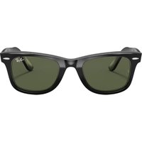 Ray-Ban Original Wayfarer Classic Sunglasses Black Frame Green Lenses 52-22