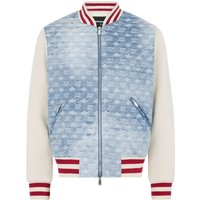dsquared2 giubbotto celeste uomo logo monogramma