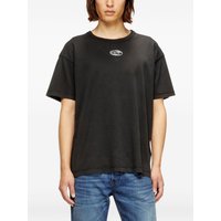 diesel t-shirt t-norm-lod uomo nero