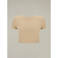 top cropped emily woman beige
