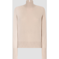 dolcevita misto lana-cashmere donna beige
