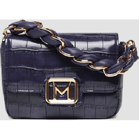 borsa le muse small coccodrillo donna blu elettrico