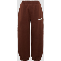 pantalone con logo bambino marrone