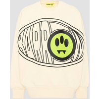 Crew neck sweatshirt with baby cream print