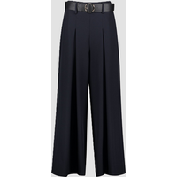 pantalone a palazzo donna blu scuro
