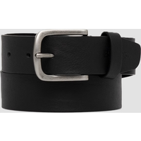 cintura in vera pelle da uomo nero