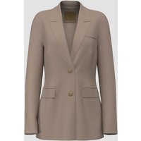 single-breasted jacket woman beige