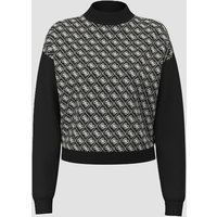 maglia con loghi donna nero