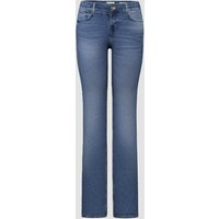 Guess Women's Nicky Straight-Leg Mid-Rise Jeans - Lowkey Mid