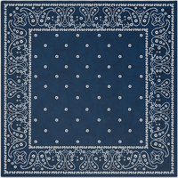 foulard in seta donna blu notte