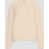 maglia in alpaca e cotone donna sabbia