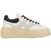 sneaker donna hogan - h-stripes allacciato h spezzata - bianco