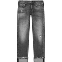 pantaloni donna dondup - pantalone coco - grigio