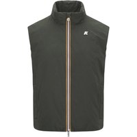 gilet uomo k-way - valen plain warm - verde