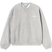 phenol Carhartt Wip Avert sweat - grey heather / white