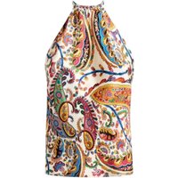 canoes and top woman Etro - women's tie up bandana top - multicolor