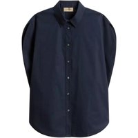 bluse donna woolrich - cotton poplin blouse melton blue - blu