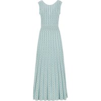 vestiti da sera e cerimonia donna d.exterior - intarsio lux abito scollo v - celeste