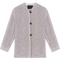 women's jackets Emporio Armani - blazer shadow jacket - grey