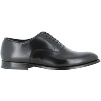 mocassini uomo doucal's - oxford spazzolato nero - nero