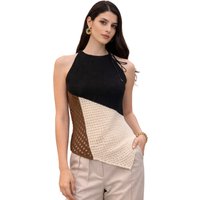 knitted top Woman Akep bicolor