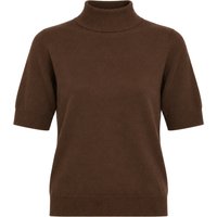 SOFT NINA Akep Pullover dolcevita ricamato manica corta