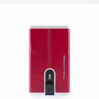Portafoglio PIQUADRO Compact walle Blue Square Uomo rosso - PP4891B2R-R