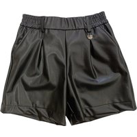 Monnalisa - Short Nero Spalmato 0050 17B403 2403