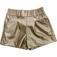 Monnalisa - Short Oro Spalmato 0070 Super Stretch 17B403 2403