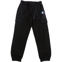 Starter - Pantalone Nero C/tasconi In Felpa 3281 B ST