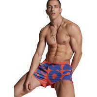 Dsquared2 - Dsq2 Swim Trunks; Arancio Logo Viola D7B643840 858 ARA
