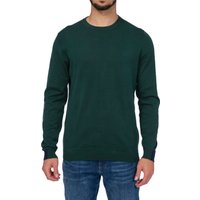 Sun68 - Round Neck Patch Rib Giro Uniot Bordo Manica K33107 50 VERDE