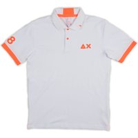 Sun68 - Polo Maxi Logo Fluo A34122/01 B.CO