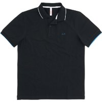 Sun68 - Polo Small Stripes 11 Nero A31110