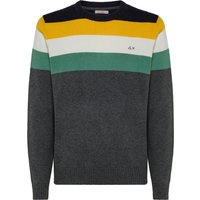 Sun68 - Round Stripes On Top 47 Grigio Scuro K42148