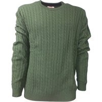Sun68 - Maglione Round Verde Scuro K43141