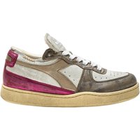 Diadora - Mi Basket Row Cut Metal Bianco/fucsia 201.180207