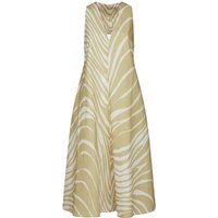 Skills & Genes - Abito Lungo Beige/verde W274A19