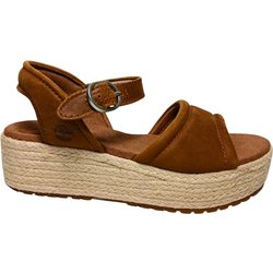 Scarpe Donna Timberland Santorini Sun Backstrap Sandal Rust Full Grain