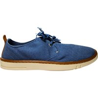 Drestige Mens Shoes Timberland Hookset Low Lace Sneaker Dark Blue Canvas