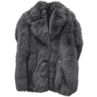 GILET OVERSIZE COLLO A REVERSE ZOE PARIS PELLICCIA SINTETICA