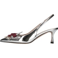 N°21 Scarpe con Tacco Argento