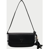 Guess Danielle Flap Small Shoulder Handbag - Black