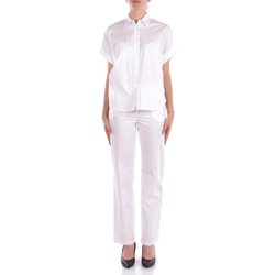 Manila Grace Pantaloni Bianco
