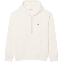 Lacoste Cotton-Blend Hoodie — White
