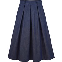 Drestige Exclusive Deal Get 22% Off La Femme Blanche Skirt Dark Denim Style