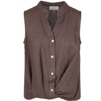 Drestige Deal Enjoy 16% Off La Femme Blanche Shirt 471648 Moka