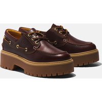 Timberland Leather Platform Loafer — Brown