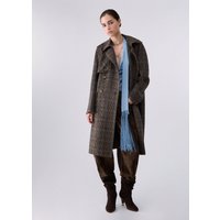 Liu Jo Double-Faced Wool Blend Coat — Camel